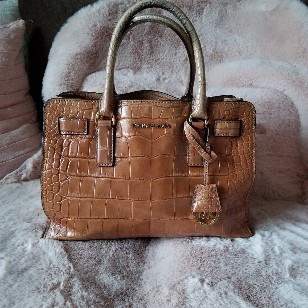 Michael Kors Dillon Walnut Purse
